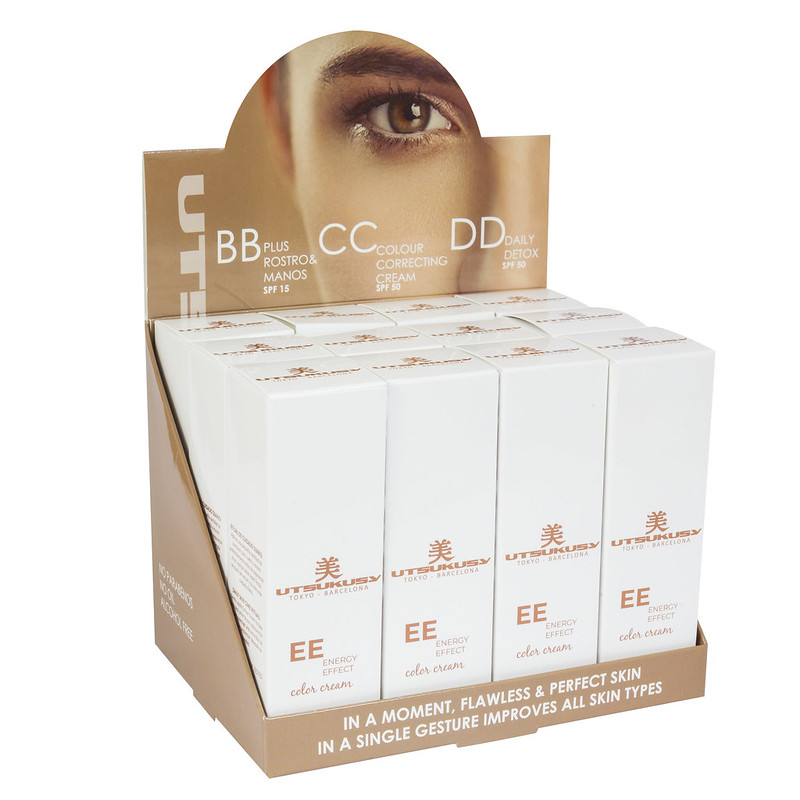 cremas color EE - expositor